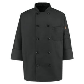 Five Star Chef Apparel Unisex Long Sleeve Moisture Wicking Mesh Back Coat Five Star Chef Apparel Unisex Long Sleeve Moisture Wicking Mesh Back Coat